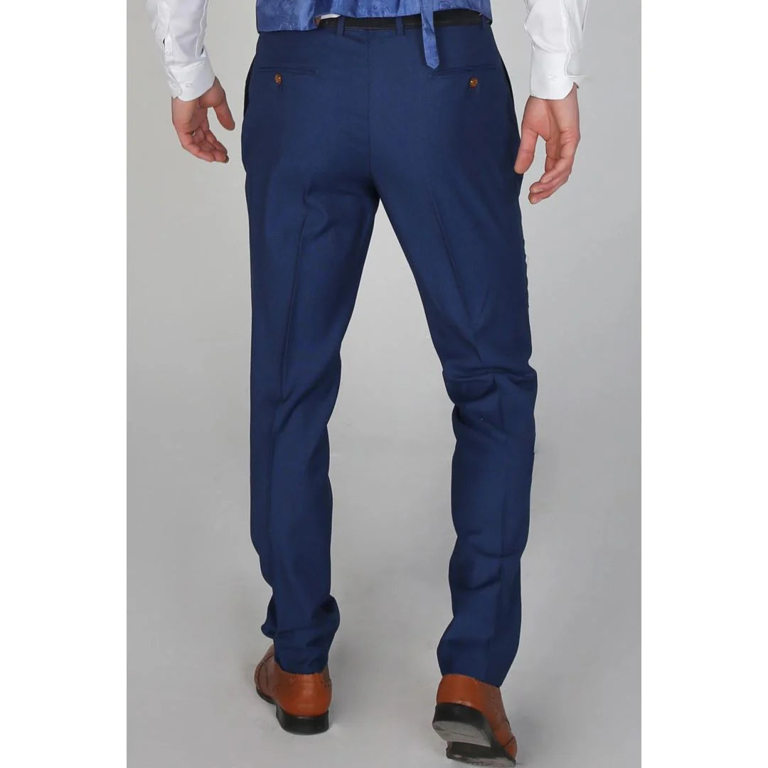 Mayfair - Calça Azul Lisa Masculina