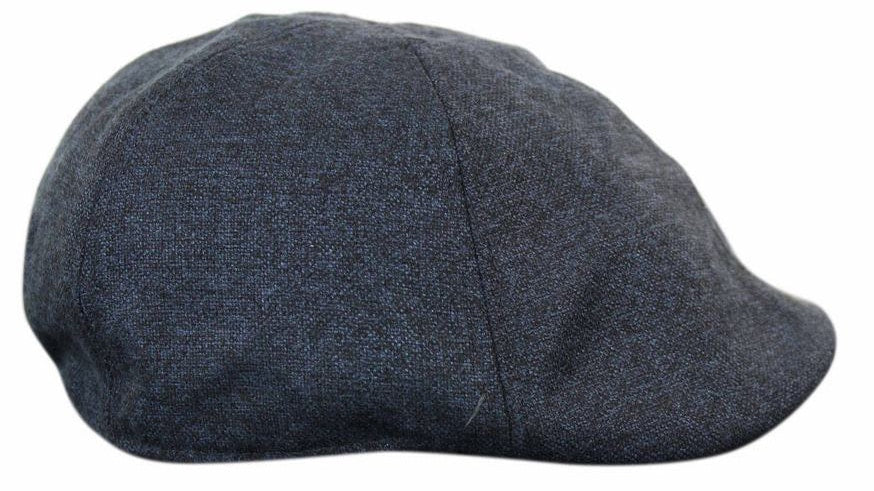 Boné masculino Marc Darcy Rayford em tweed vintage retrô, estilo avô, com estampa xadrez Peaky Blinders.