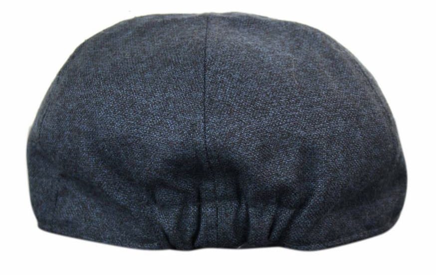 Boné masculino Marc Darcy Rayford em tweed vintage retrô, estilo avô, com estampa xadrez Peaky Blinders.