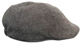 Boné masculino Marc Darcy Rayford em tweed vintage retrô, estilo avô, com estampa xadrez Peaky Blinders.