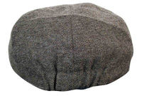 Boné masculino Marc Darcy Rayford em tweed vintage retrô, estilo avô, com estampa xadrez Peaky Blinders.