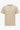 Camiseta masculina clássica bege em mistura de algodão
