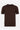 Camiseta masculina marrom de malha, modelagem regular, gola redonda e manga curta.