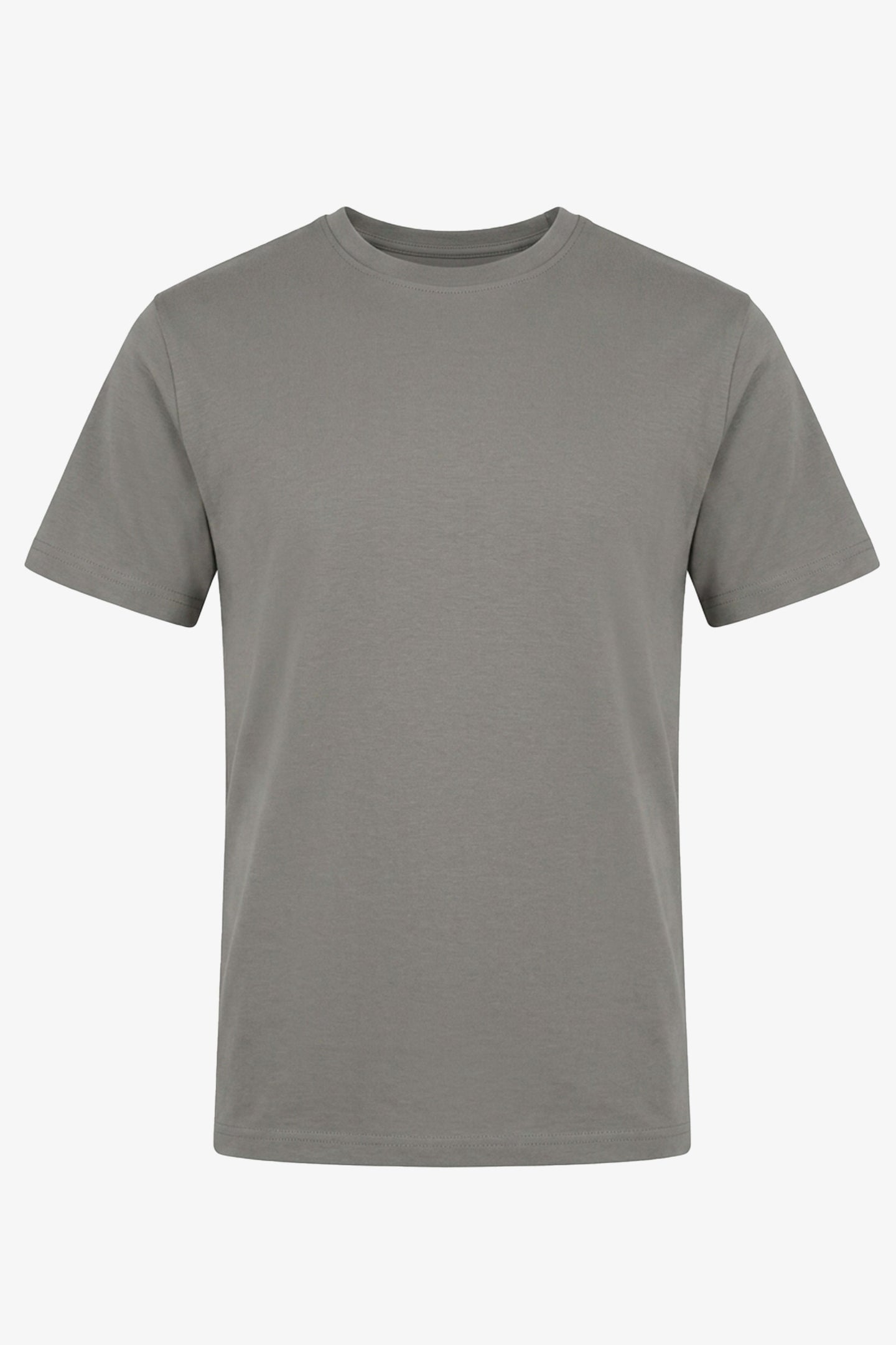 Camiseta masculina clássica em algodão misto na cor carvão