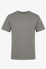 Camiseta masculina clássica em algodão misto na cor carvão