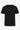 Camiseta masculina clássica preta de algodão