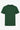 Camiseta masculina clássica de algodão verde