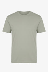 Camiseta masculina clássica de algodão cinza