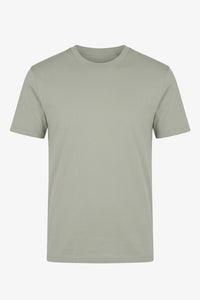 Camiseta masculina clássica de algodão cinza