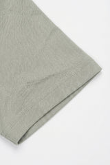 Camiseta masculina clássica de algodão cinza