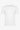 Camiseta masculina clássica de algodão branco-creme