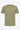 Camiseta masculina clássica de algodão verde-oliva