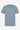 Camiseta masculina clássica azul celeste de algodão