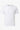 Camiseta masculina clássica branca de algodão