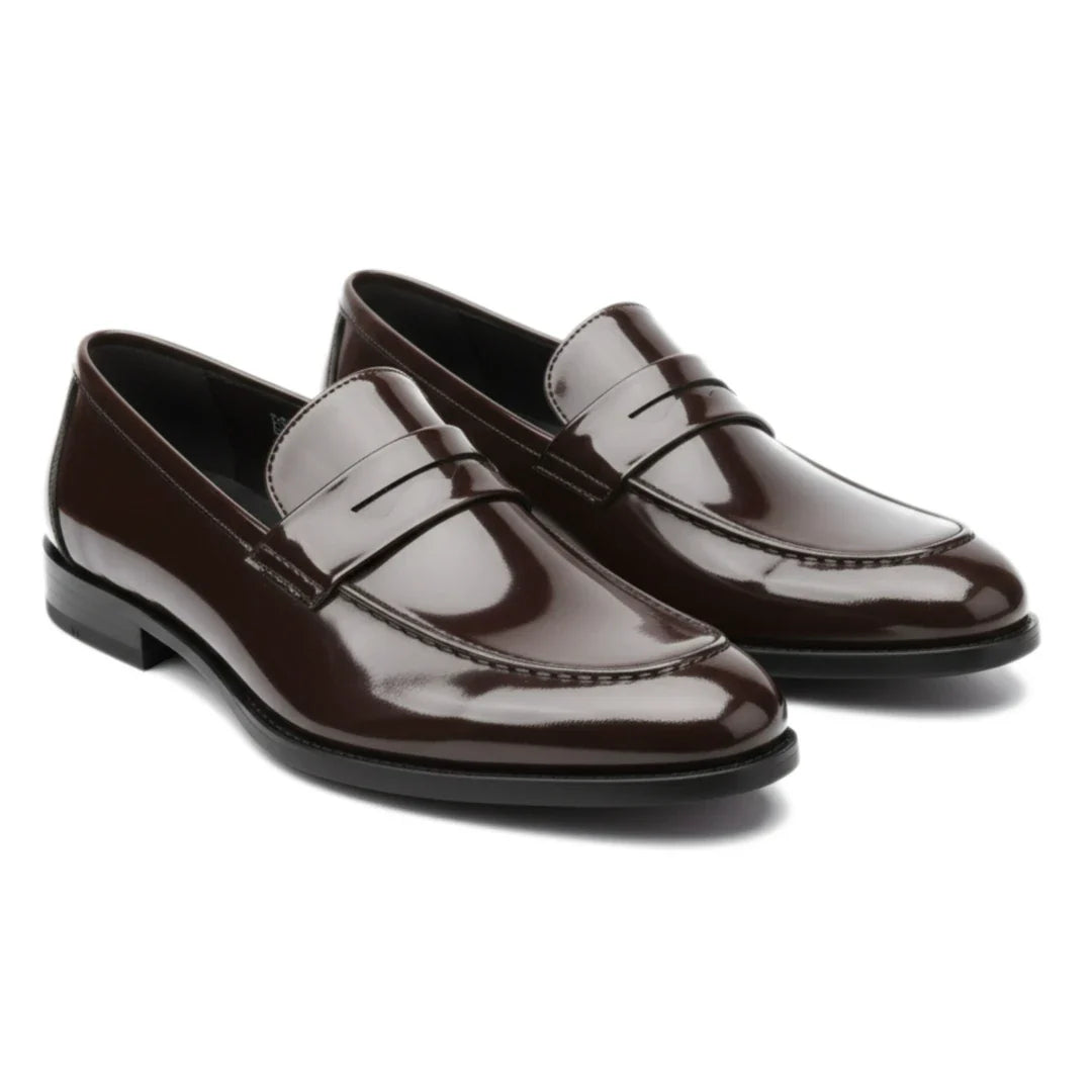Mocassins Penny Masculinos de Couro Sintético