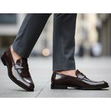 Mocassins Penny Masculinos de Couro Sintético