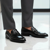 Mocassins Penny Masculinos de Couro Sintético