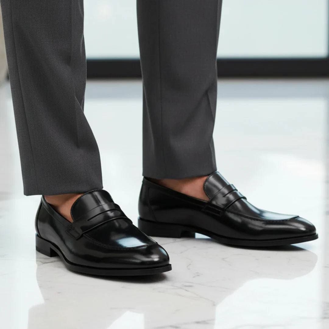Mocassins Penny Masculinos de Couro Sintético