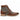 Botas de cano curto estilo brogue com bico de asa para homem