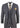 Terno masculino de tweed xadrez de 3 peças - Azul marinho