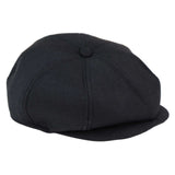 Boné Peaky Blinders masculino de 8 painéis - Preto