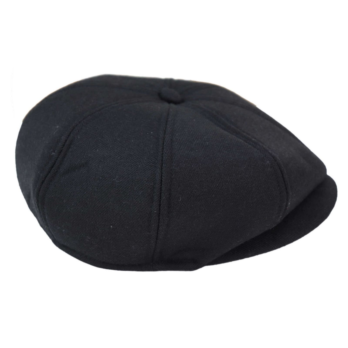 Boné Peaky Blinders masculino de 8 painéis - Preto