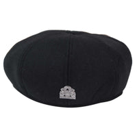 Boné Peaky Blinders masculino de 8 painéis - Preto