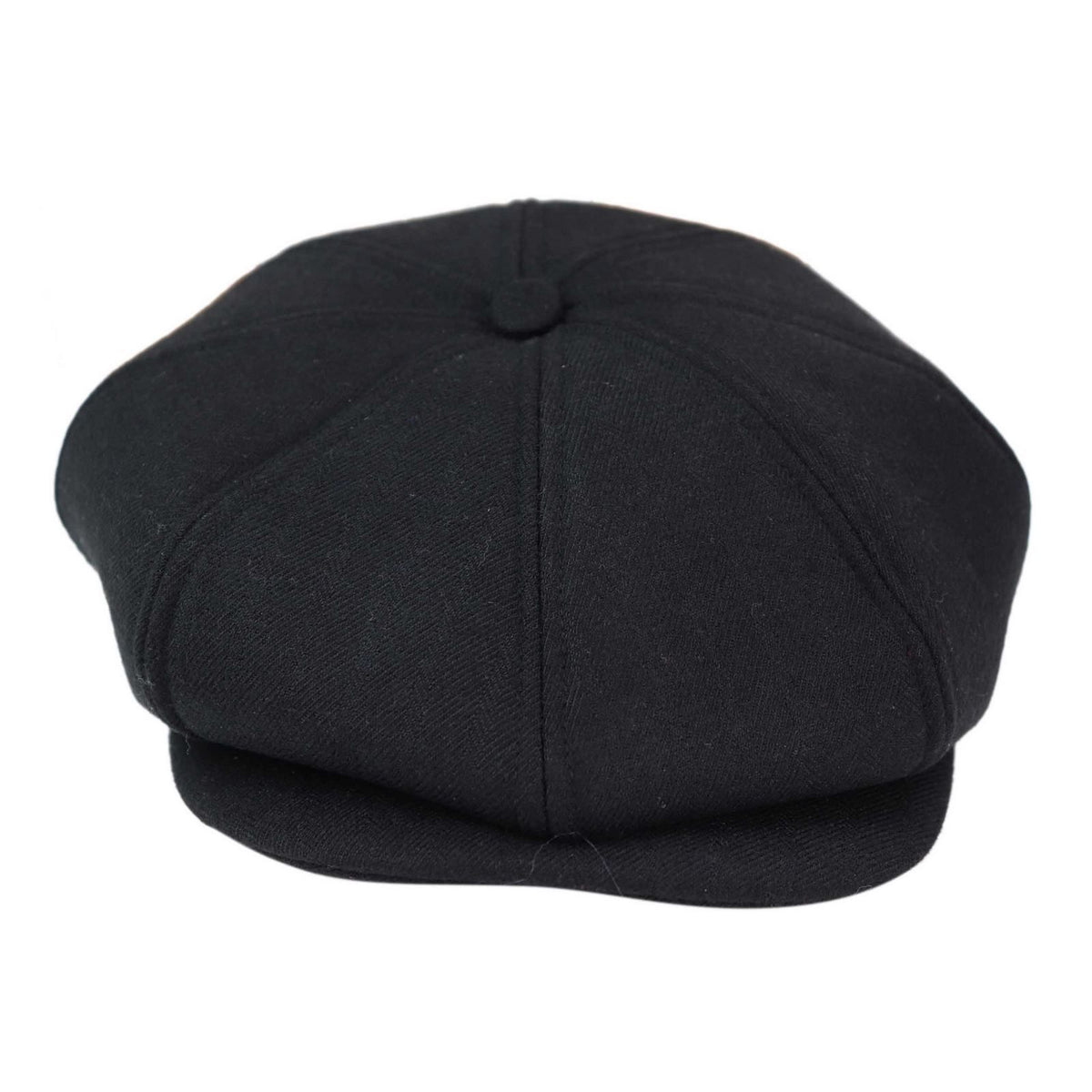 Boné Peaky Blinders masculino de 8 painéis - Preto