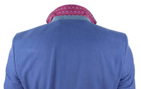 Terno masculino azul claro para o verão