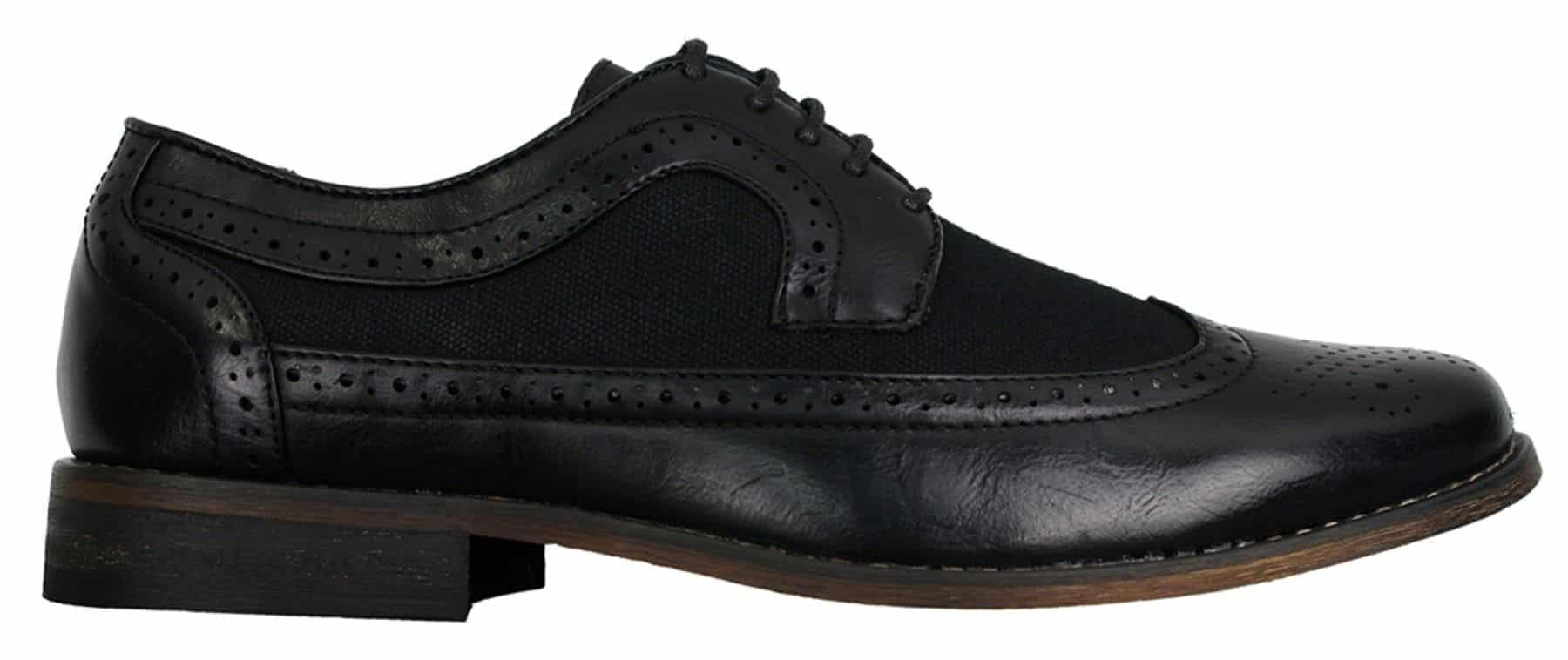 Sapatos Brogue Masculinos de Couro, Designer Italiano, Elegantes e Casuais, nas cores Marrom, Preto e Azul Marinho, Estilo Retrô