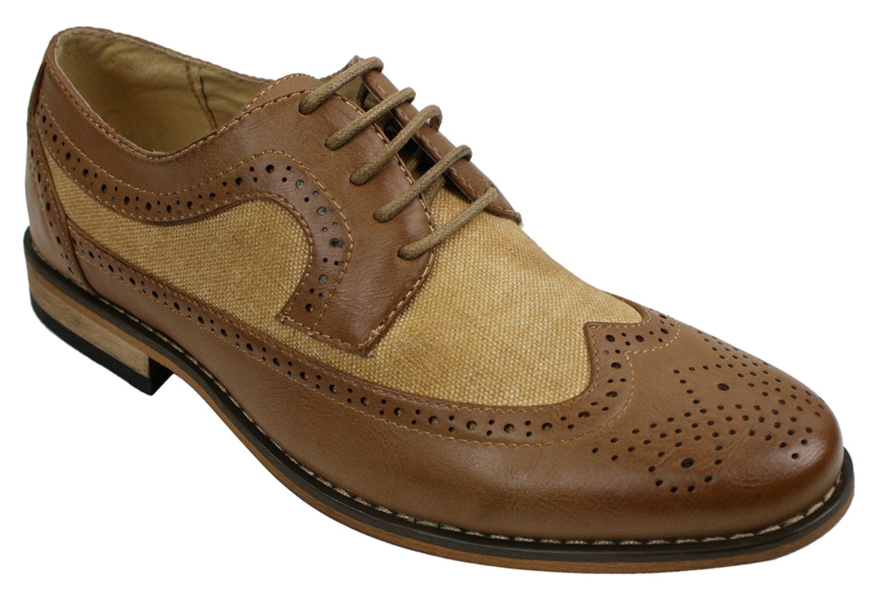 Sapatos Brogue Masculinos de Couro, Designer Italiano, Elegantes e Casuais, nas cores Marrom, Preto e Azul Marinho, Estilo Retrô
