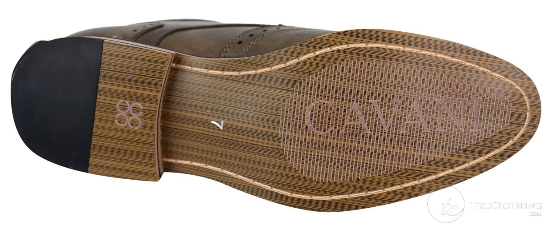 Botas Brogue Masculinas Marrons com Cadarço - Cavani Sava