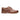 Sapatos sociais masculinos estilo brogue em couro marrom