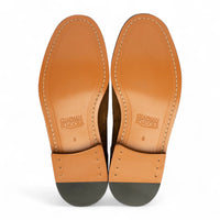 Sapatos Oxford Brogue Wingtip Masculinos em Couro Marrom