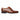 Sapatos Derby Masculinos de Couro Marrom Liso com Biqueira Reta