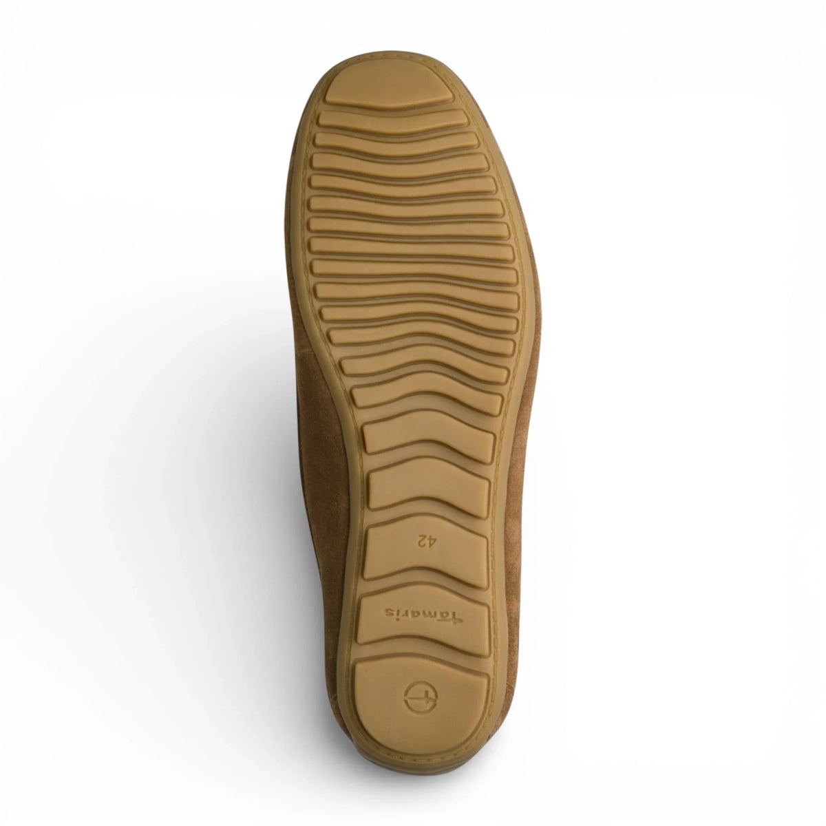 Mocassins masculinos de camurça marrom