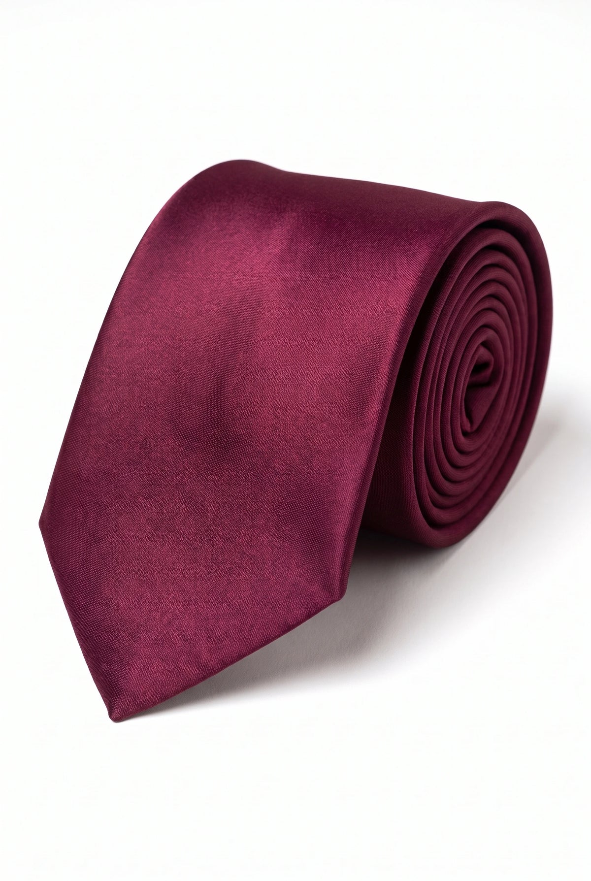 Conjunto de gravata masculina bordô
