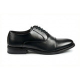Sapatos Oxford Clássicos Masculinos com Biqueira Reta e Amarração