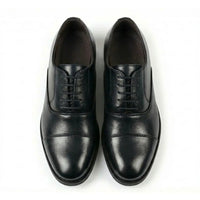 Sapatos Oxford Clássicos Masculinos com Biqueira Reta e Amarração