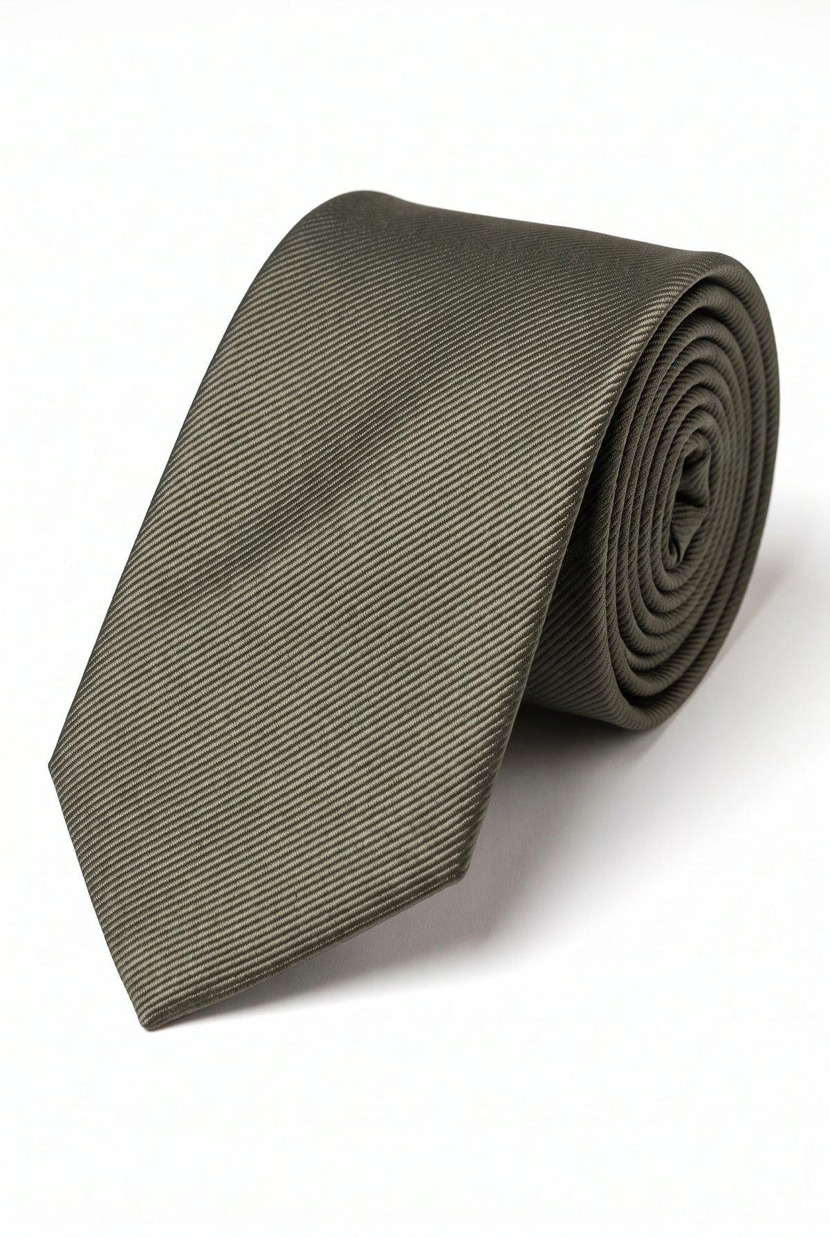 Gravata Slim Masculina Verde Escura