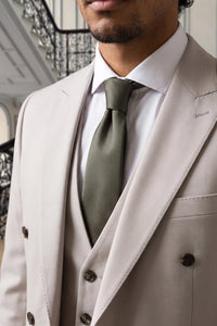 Gravata Slim Masculina Verde Escura