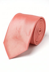 Conjunto de gravata rosa-claro masculina