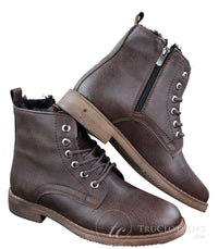 Botas de inverno masculinas com forro de lã