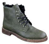 Botas de inverno masculinas com forro de lã