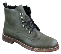 Botas de inverno masculinas com forro de lã