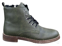 Botas de inverno masculinas com forro de lã