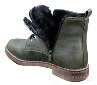 Botas de inverno masculinas com forro de lã