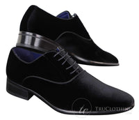 Sapatos sociais masculinos de veludo