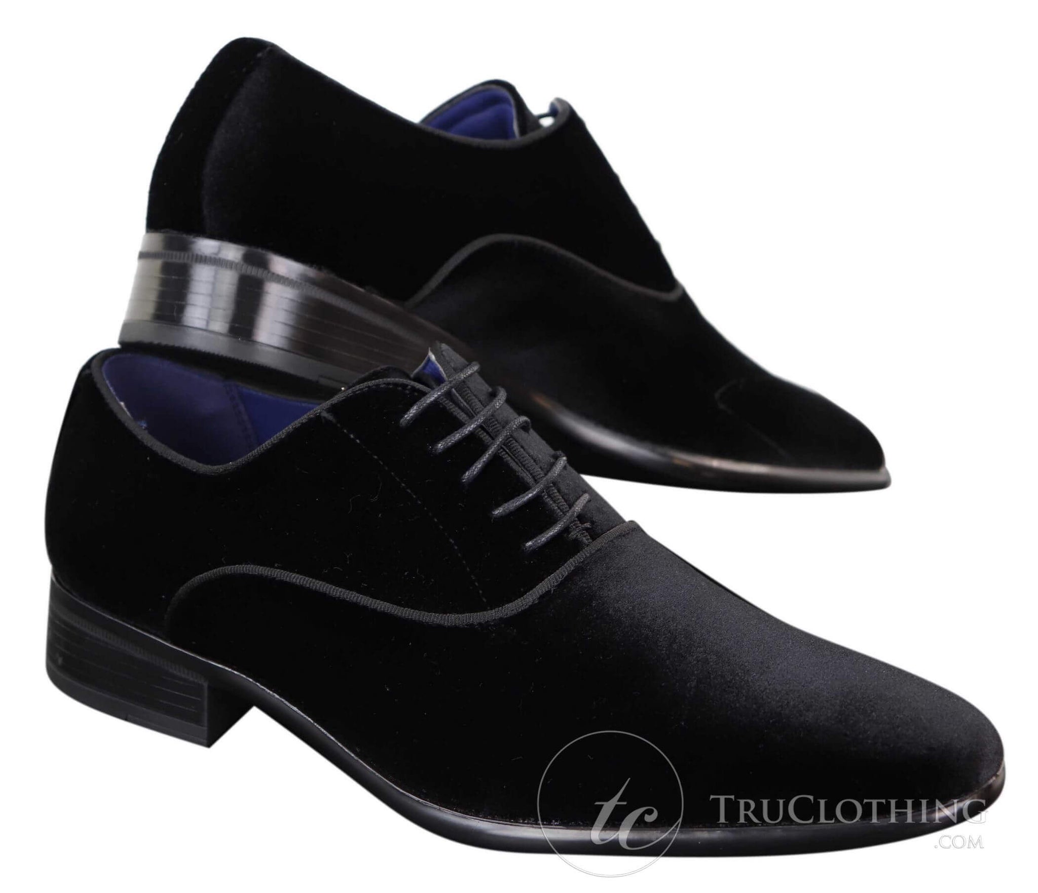 Sapatos sociais masculinos de veludo