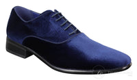 Sapatos sociais masculinos de veludo